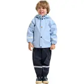 Didriksons Slaskeman, regenpak, junior, lichtblauw