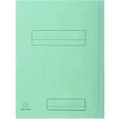 Exacompta 2-Flap map 335004E Lichtgroen Karton 24 x 32 cm 250 Stuks