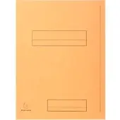 Exacompta 2-Flap map 335002E Licht oranje Karton 24 x 32 cm 250 Stuks
