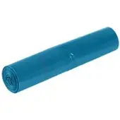 Viking Vuilniszakken 180 L Trekbandsluiting Blauw LDPE (Lagedichtheidpolyetheen) 60 micron 5 Rollen à 10 Stuks