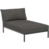 Houe LEVEL 2 chaise longue aluminium frame