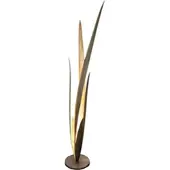 Holländer Design vloerlamp Palustre, bruin / roest, Woon-/ Eetkamer, metaal, Design, vloerlamp