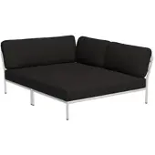 Houe LEVEL Knus hoekkussen rechts aluminium frame