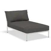 Houe LEVEL 2 chaise longue aluminium frame