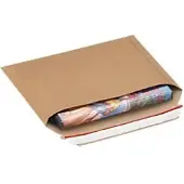 RAJA Kartonnen enveloppen Zelfklevend Met opening aan de lange zijde Bruin 235 x 180 mm 100 Stuks