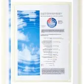 Exacompta 5x Pak van 10 zelfklevende tassen - gladde PVC 14/100ste - A4 - Transparant - 56310E