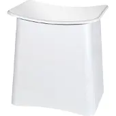 Wenko Wing badzitje/wasmand 33 liter wit