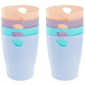 Exacompta Aquarel Prullenbak Kleurenassortiment PP (Polypropeen) Rond