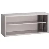Gastro M RVS Open Wandkasten 140x40x60cm GN178 - Horeca & Professioneel