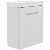 Wiesbaden Fonteinkast vision met mineraalmarmer fontein 40 cm wit