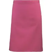 Premier Dames/Dames Mid-Length Apron (Pakket van 2) (Heet Roze)