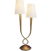 Mantra-Iluminacion Tafellamp Paola, messing / goud, Woon-/ Eetkamer, metaal, Modern, Tafellamp