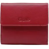Esquire Leren Portemonnee Viktoria Little Wallet Red Donkerrood