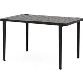 TIPTOE Midi Buitentafel Graphite Black | 4 seater