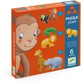 Djeco puzzel dieren FSC - Marmoset & friends - educatief speelgoed.