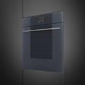 Smeg Steam100 Pro Galileo Oven Oven , Linea, 60 cm, Combi-stoom, Neptune Grey, A++, Vapor Clean