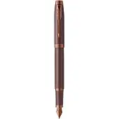 Parker IM Monochrome vulpen | blauwe inkt | bordeauxrode afwerking en details | fijne punt | met geschenkdoos