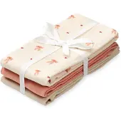 Cam Cam Hydrofiele Doek - 70x70 cm - 3-pack - Strikken - - OneSize - Hydrofiele Doeken
