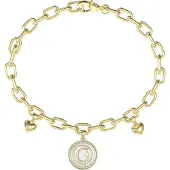 GUESS armband G Talisman Pearly G Multi Charm Bracelet Yellow Gold goudkleurig