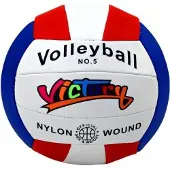 Wisam Witte volleybalbal maat 5 Kleurrijk