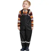 Didriksons - Kid's Plaskeman Pants 7 - Regenbroek 110, zwart
