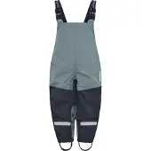 Didriksons - Kid's Foxen Bib Pant - Regenbroek 110, grijs