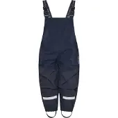 Didriksons - Kid's Foxen Bib Pant - Regenbroek 120, blauw