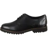 Sioux Meredith-700-H Damenschuhe Schnürschuhe Elegant Slipper Schwarz Freizeit