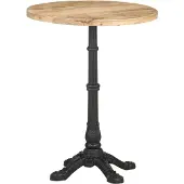 Syfax Bistrotafel Ø 60x76 cm ruw mangohout