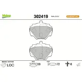 Valeo 302419 Remblokken