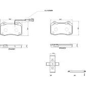 Brembo Remblokkenset, schijfrem PRIME LINE P 48 006