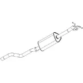 VEGAZ OS-146 Uitlaat middendemper