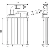 Valeo 811675 Kachelradiateur, interieurverwarming
