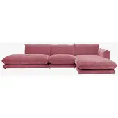 Sissy-Boy Countess 4-zits bank chaise longue rechts otto longue links Artic Rosehip