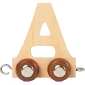 Small Foot - Houten Lettertrein - A - 12 stuks