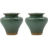 House Doctor Kolo vaas Groen, 8,5 cm, 2-pack