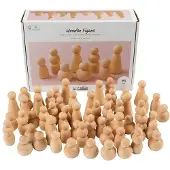 Creativ Company CC Houten Figuur 90 stuk
