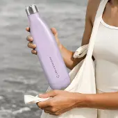 Yoursurprise Thermosfles met naam bedrukken - 750 ml - Paars