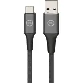 BlueBuilt Câble USB-A vers USB-C 1,5 m Nylon Noir