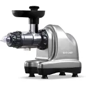 BioChef Axis Cold Press Juicer Zilver– Groente&Fruit Juicer / Voedselprocessor– 150W