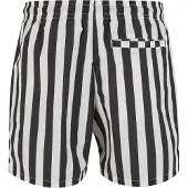 Urban Classics Zwemshorts zwart / wit