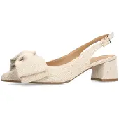 Manfield Slingpumps beige