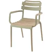 Lesli Living Stapelstoel Torvi - Kunststof - Taupe -