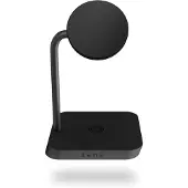 ZENS Office Charger 2 draadloze lader 3× Qi 15 W Apple Watch iPhone 12 t/m 17 Zwart