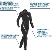 SCUBAPRO Definition 3 Mm Woman Diving Wetsuit Zwart M Vrouw