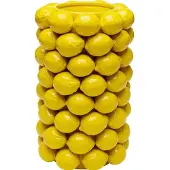 Kare Vaas Citroensap, hoogte 43 cm, Ø 26 porselein, geel Lemon Juice, geel / oranje, Woon-/ Eetkamer, Keramiek, Design