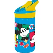 Stor Disney's Mickey Mouse Tritan Premium Drinkfles - 480 ml – Sluit goed af – Drinkfles voor kinderen – Blauw/Geel