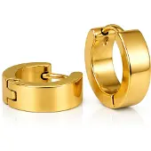 LGT JWLS LGT Jewels Oorringen Edelstaal Goudkleurig