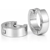 LGT JWLS LGT Jewels Oorringen Edelstaal Zilverkleurig