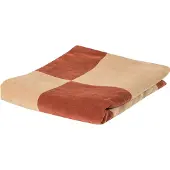 Woood Zena Kleed - Velvet - Roestbruin/Beige - 1x170x130